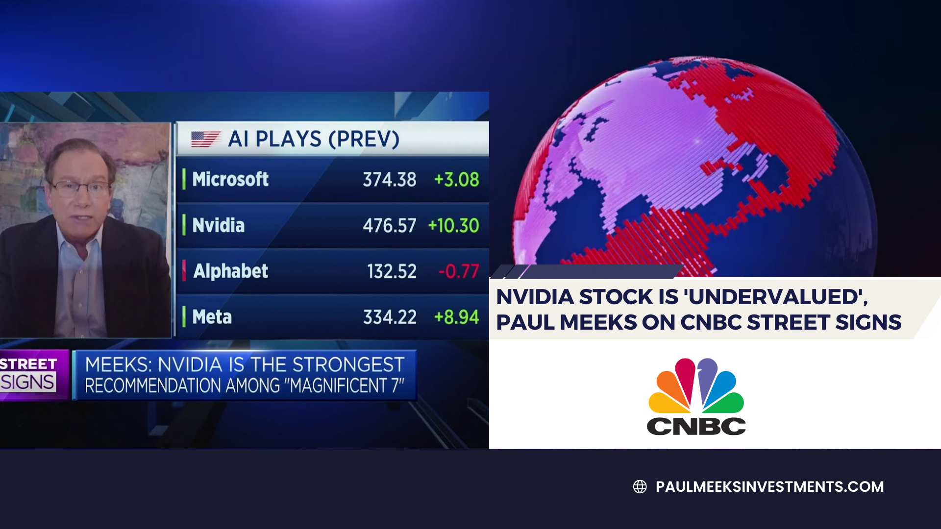 Nvidia Stock is ‘Undervalued’, Paul Meeks on CNBC Street Signs