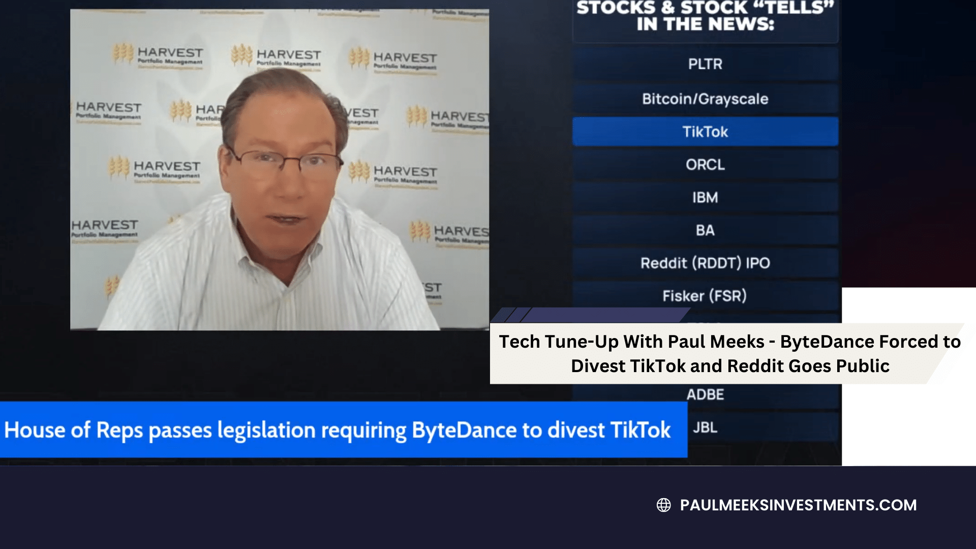 ByteDance Forced to Divest TikTok and Reddit Goes Public: Tech Tune-Up with Paul Meeks